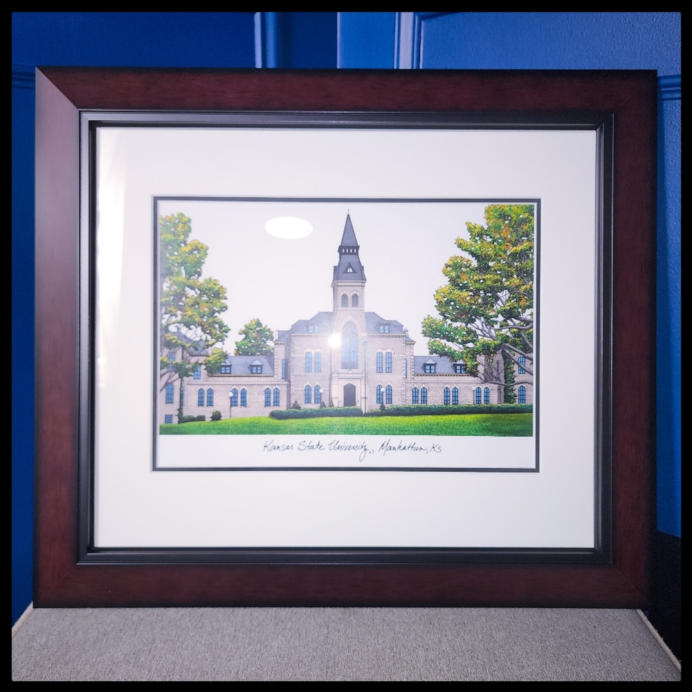 NEW! Licensed Kansas University Legacy Lithograph